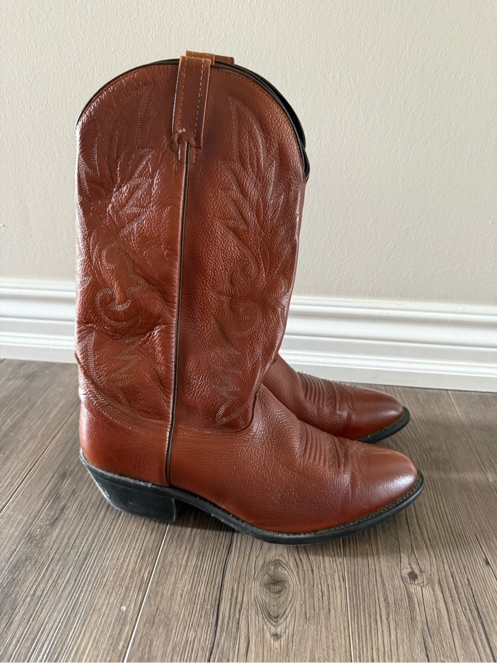 Dan Post Leather Western Cowboy Boots Size 10.5 EW